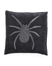 20x20 Crystal Spider Velvet Pillow | Fall Decor | T.J.Maxx | TJ Maxx