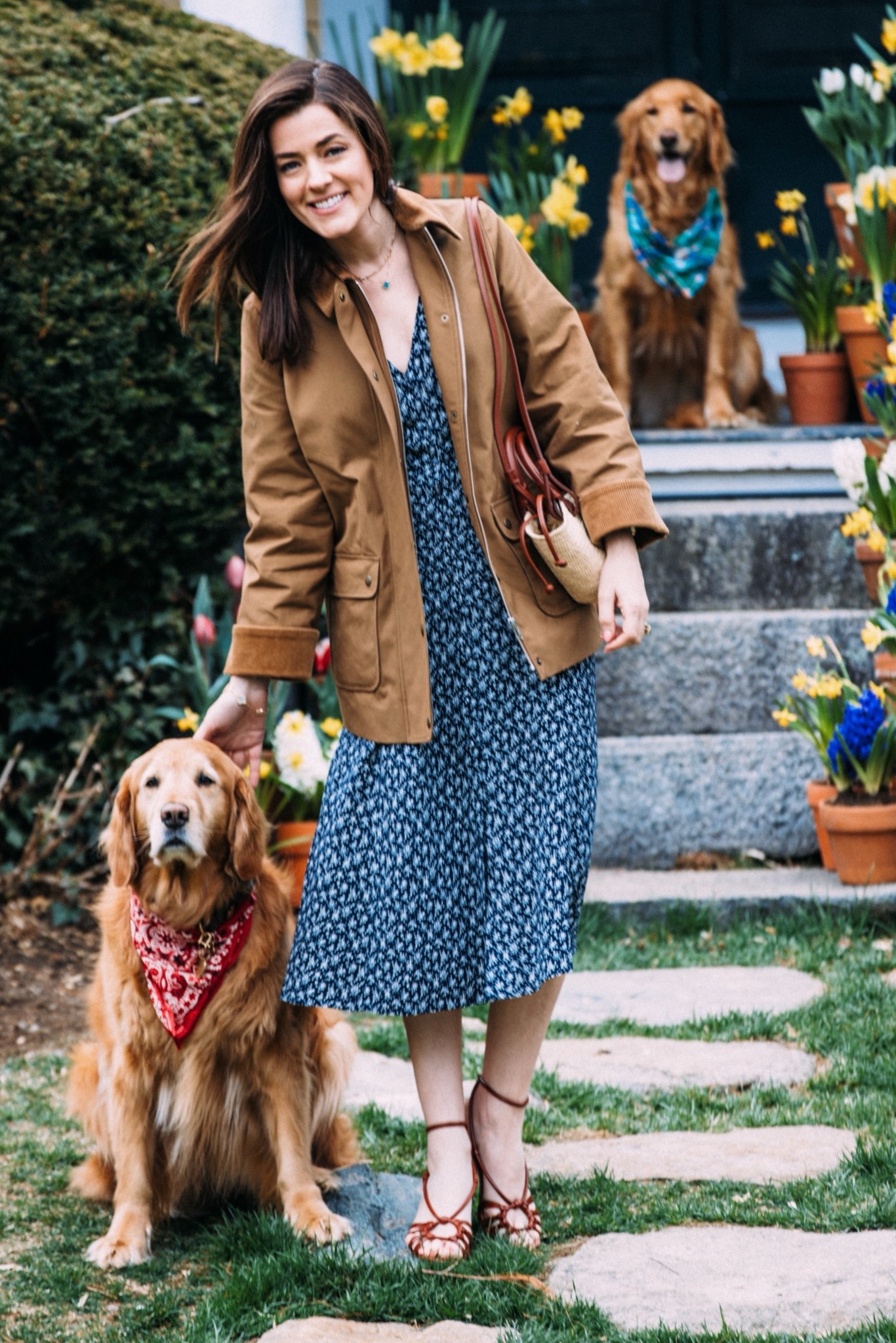 Dressed for those early spring days. This jacket has become a staple of mine this season. 
