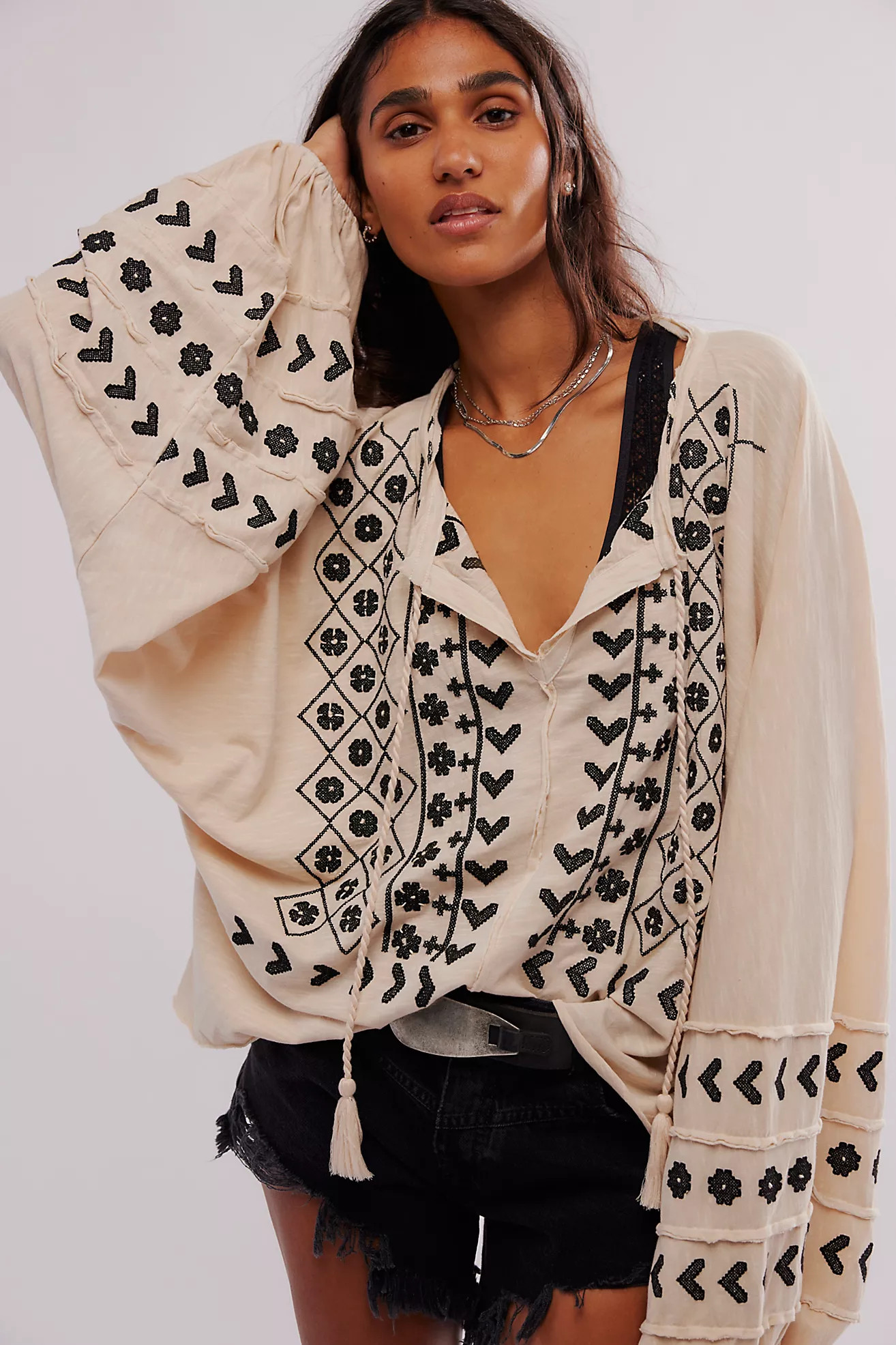 Savannah Embroidered Top | Free People (Global - UK&FR Excluded)
