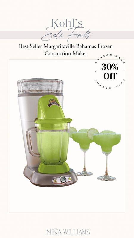 Kohl’s Best Seller Margarita Maker 30% Off! Perfect for summer parties! 

#LTKParties #LTKSaleAlert