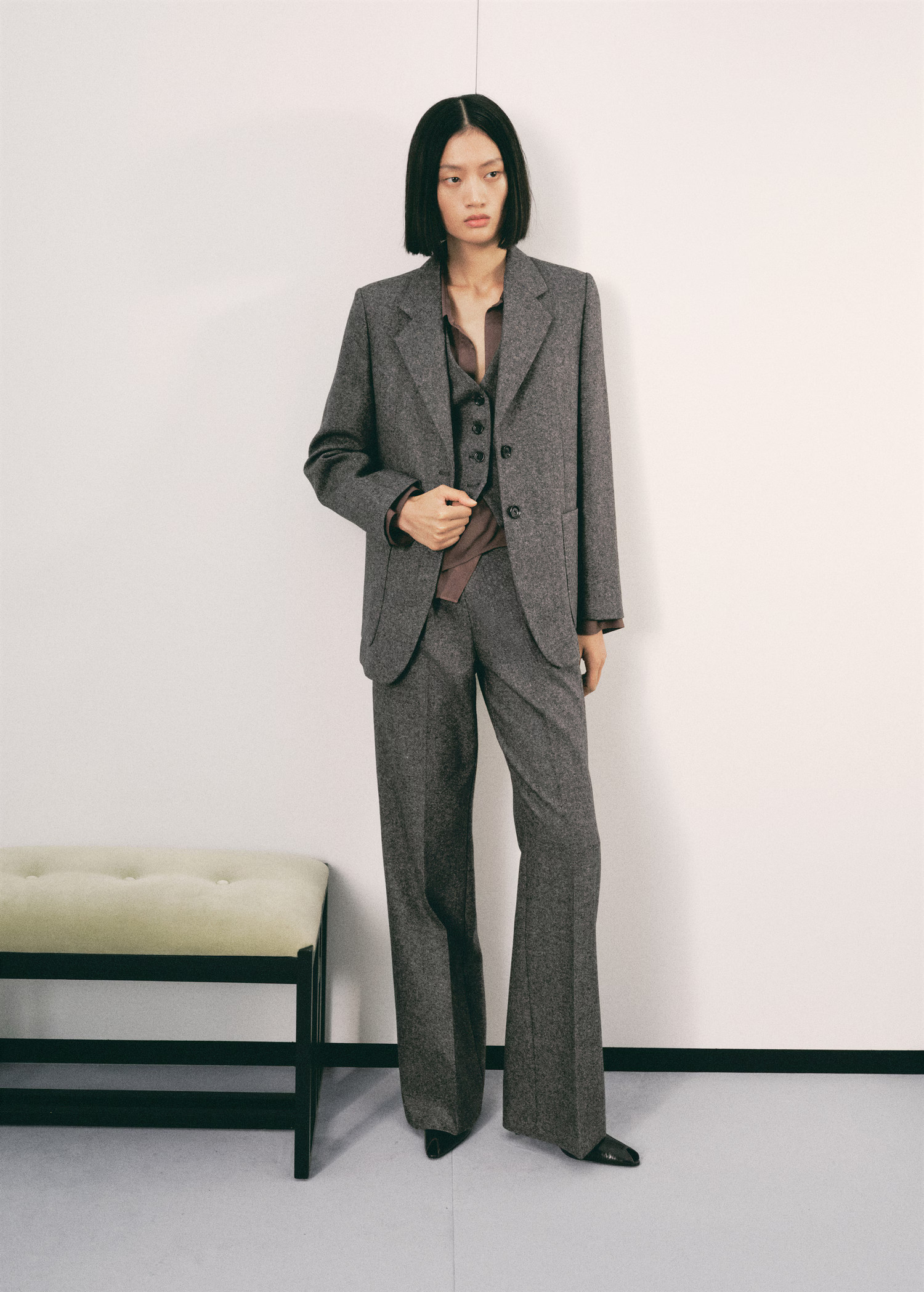 Speckled wool suit jacket | Mango (US/MX/AU)