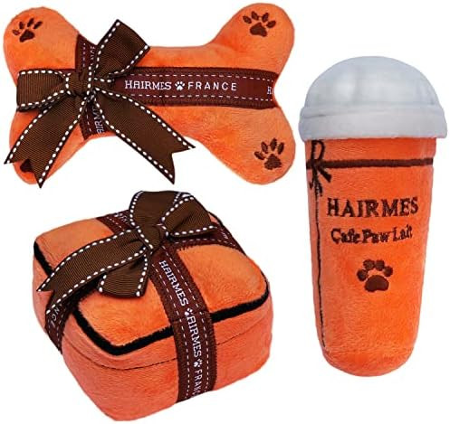 Designer Dog Toys,Fancy Doy Toy,Fashion Princess Dog Toys,Unique Squeaky Parody Plush Dog Toy,Lux... | Amazon (US)