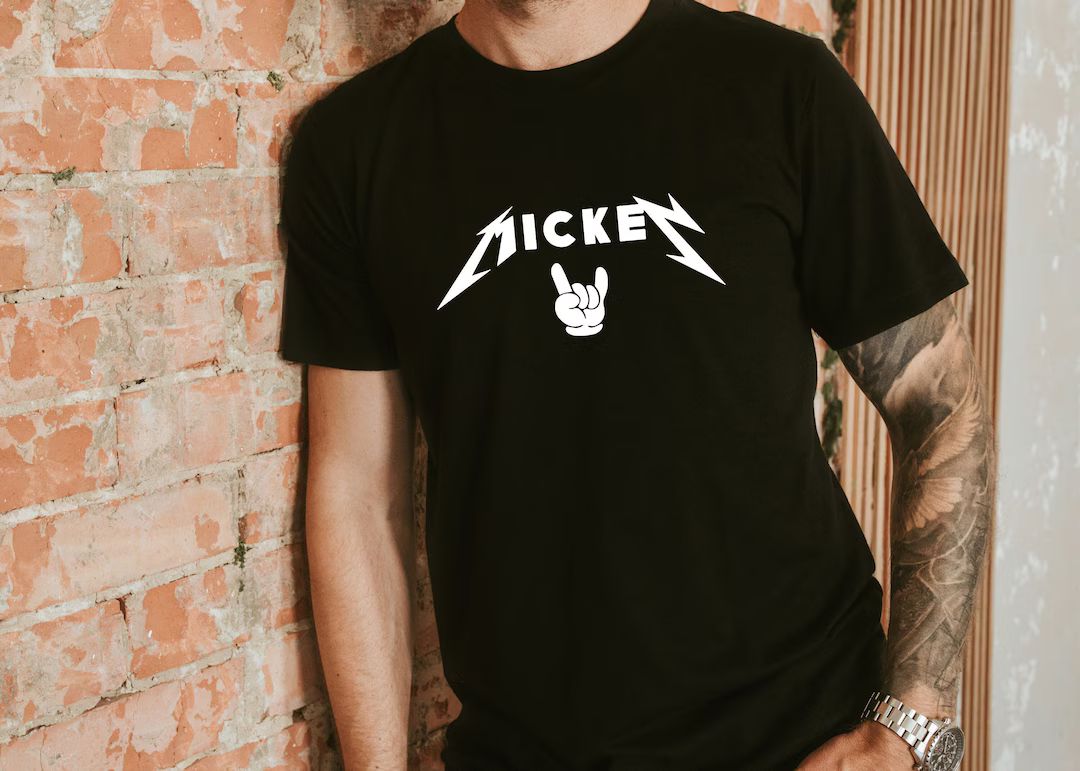 Rocker Mickey Shirt, Travel Shirt, Metal Rock Mickey Shirt,Shirts for Women, Matching Family Shir... | Etsy (US)