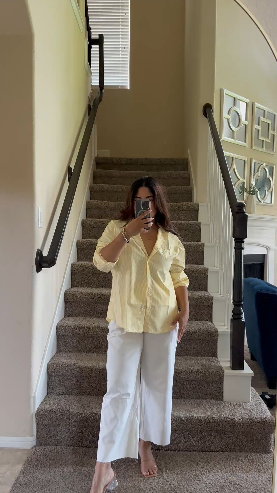 Butter yellow button down and white jeans #whitejeans #butteryellow 

#LTKFindsUnder50 #LTKStyleTip #LTKMidsize