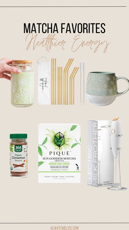 Rounding up some of my fave things all matcha related. Get the matcha on sale when using this link! Also love these super cute spring cups. Straws super budget friendly! 

Matcha Essentials
Tumblers
Healthy Living  


#LTKfindsunder100 #LTKfamily #LTKfitness