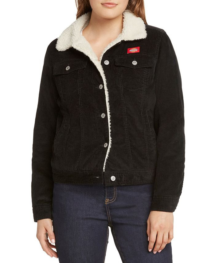 Dickies Juniors' Corduroy Fleece Jacket  & Reviews - Jackets & Blazers - Women - Macy's | Macys (US)