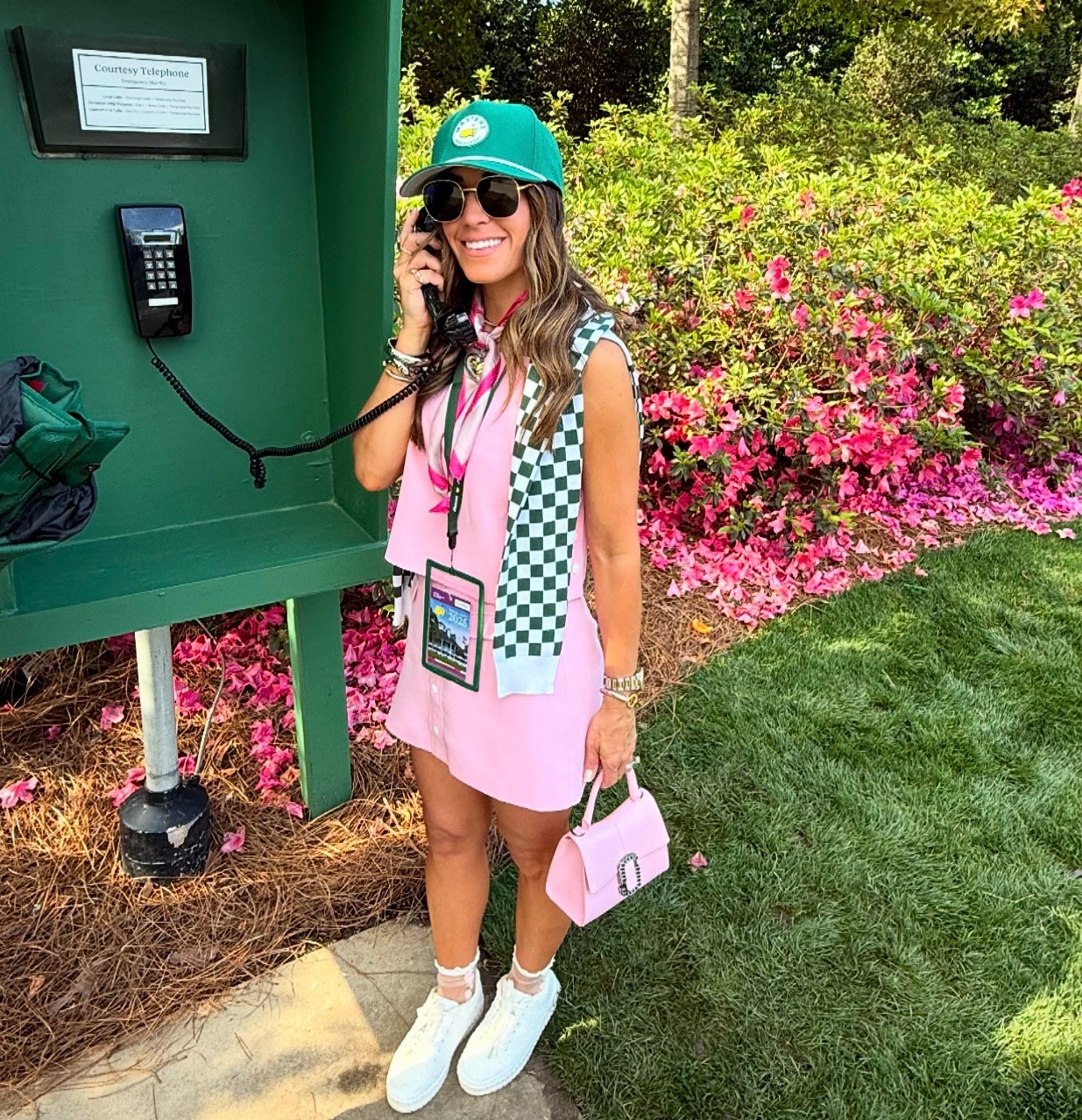 Top: small
Skirt: xsmall
Purse: Marc Jacobs
Checkered sweater: @Foreall (Medium)
Bandana pendant: VanessaMooney
