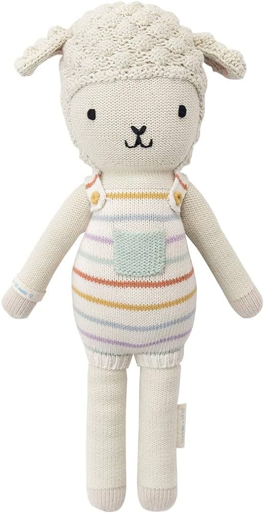 cuddle + kind Avery The Lamb Little 13" Hand-Knit Doll – 1 Doll = 10 Meals, Fair Trade, Heirloo... | Amazon (US)