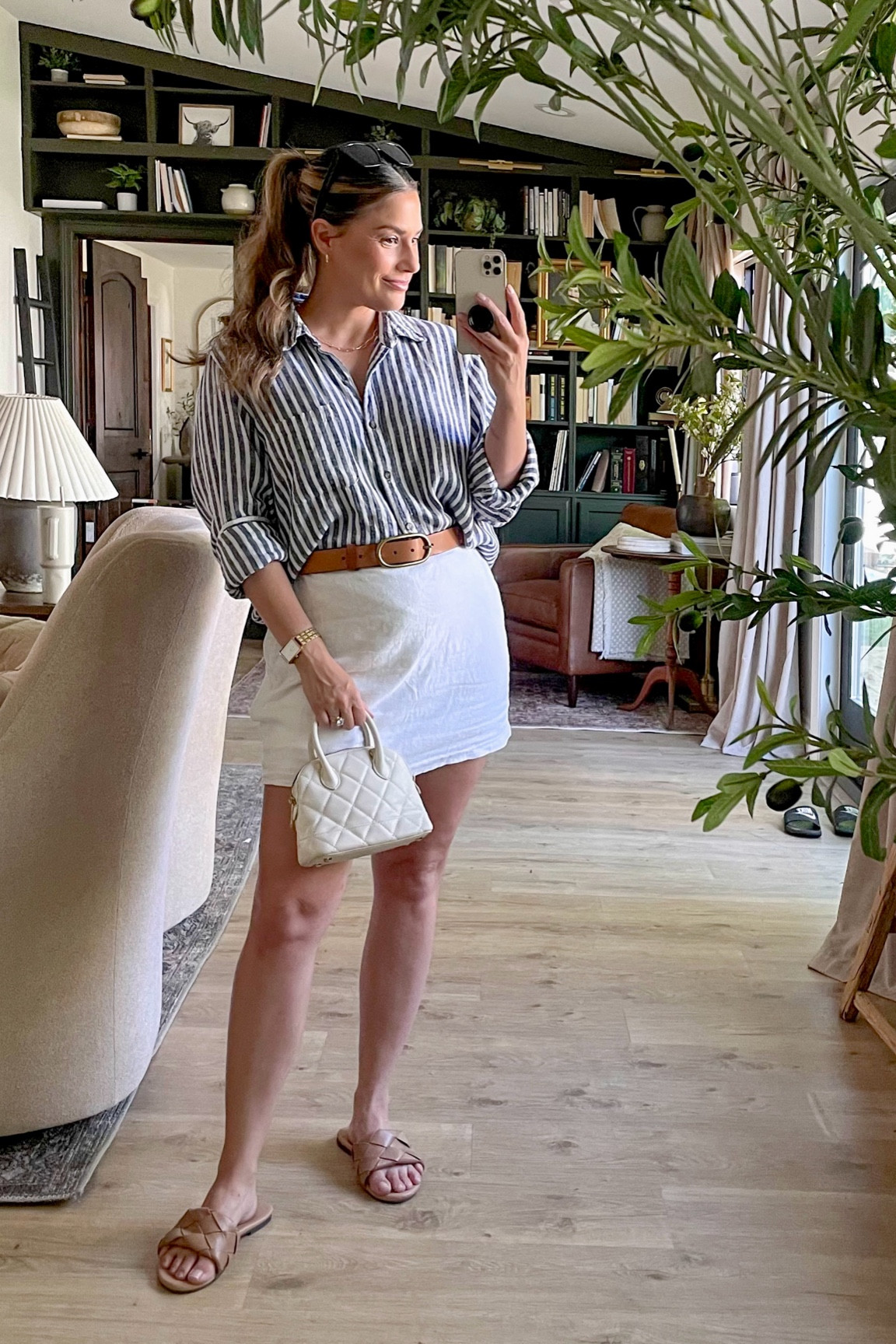 Preppy casual outfit  