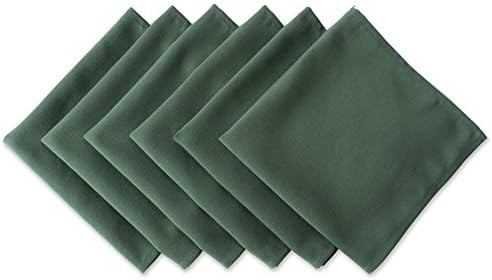 DII Wrinkle Resistant 20x20" Polyester Napkin, Pack of 6, Dark Green - Perfect for Brunch, Cateri... | Amazon (US)