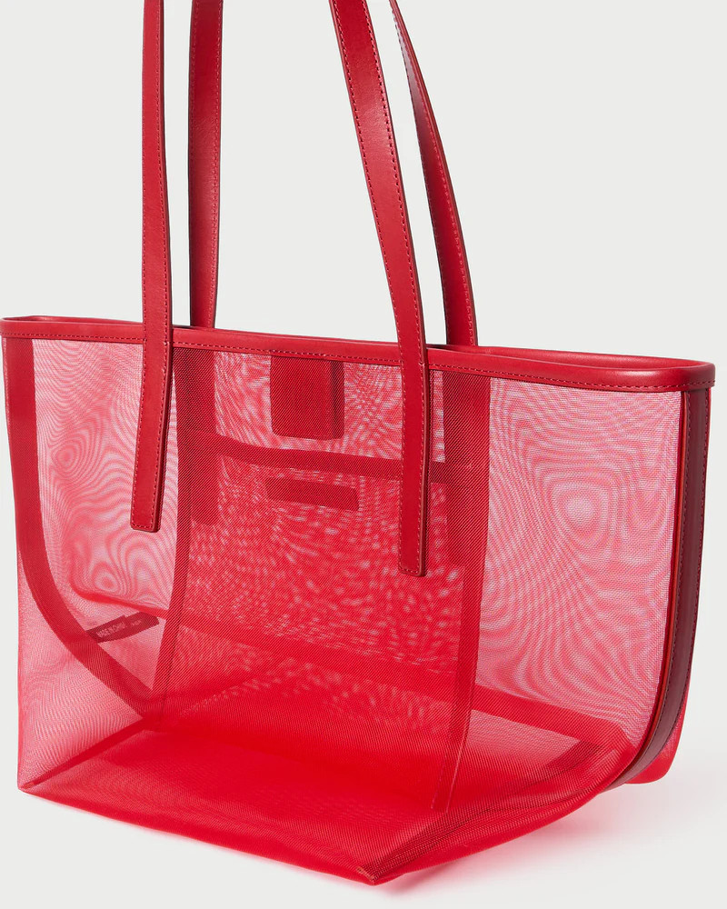 Easton Red Mesh Tote | Loeffler Randall