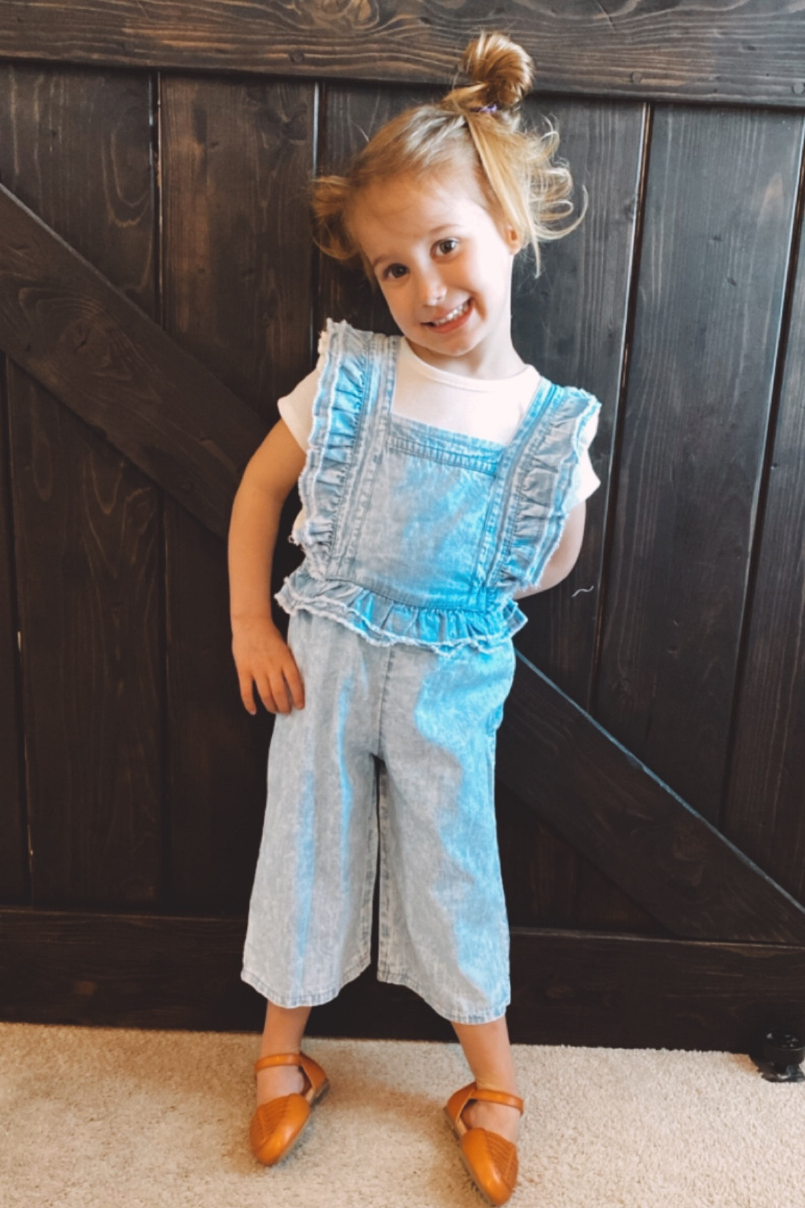 I can’t get enough of this super soft, crisscross back, denim romper from Walmart 😍 Love that it is adjustable in the back to make it fit properly, and I love the mid calf length. 

#LTKfamily #LTKunder50 #LTKkids