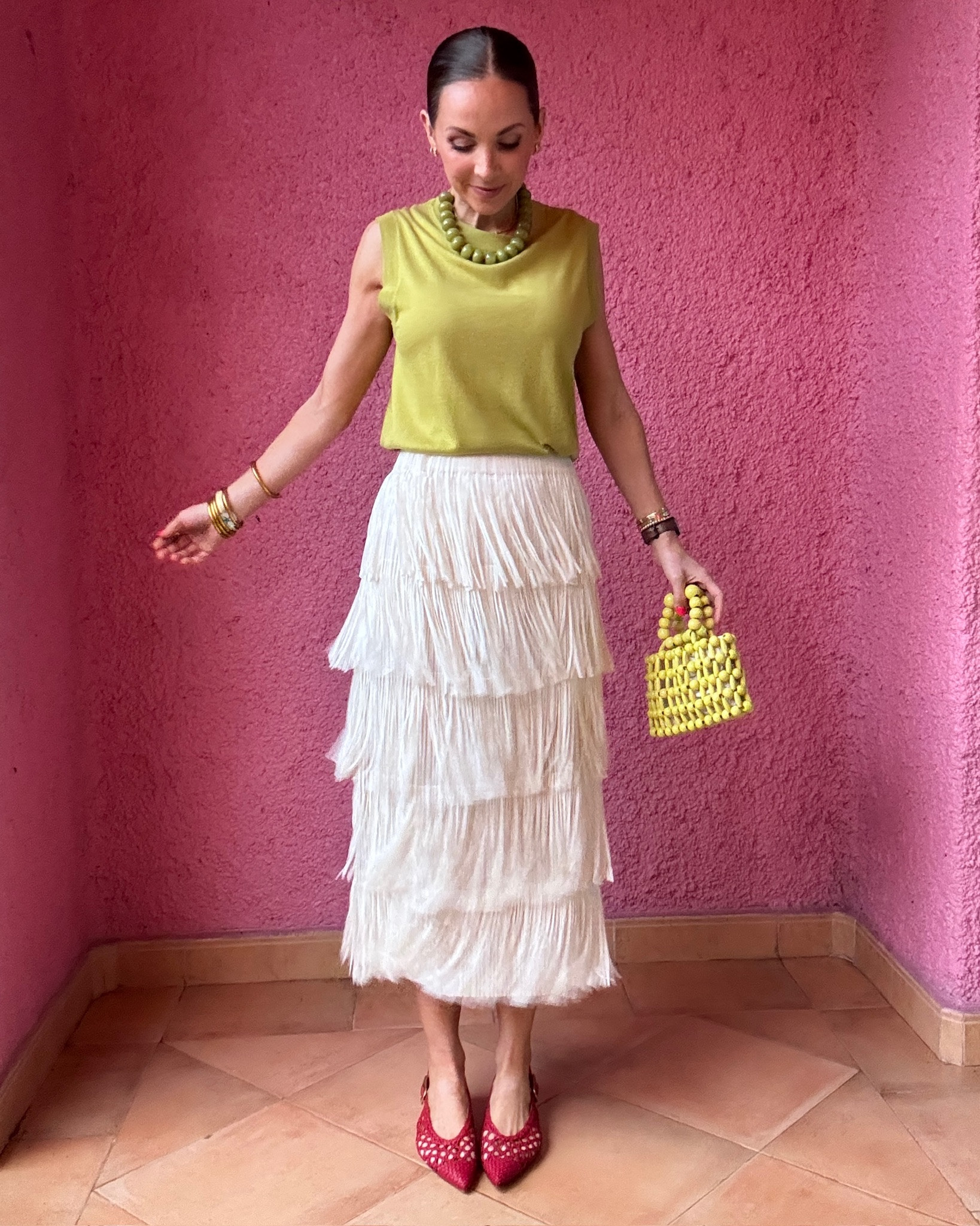 How fun is this skirt!? Perfect fun touch and less than $50! @amazon and paired it with @Tuckernuck top in my favorite color 

#LTKgrwm #LTKootd