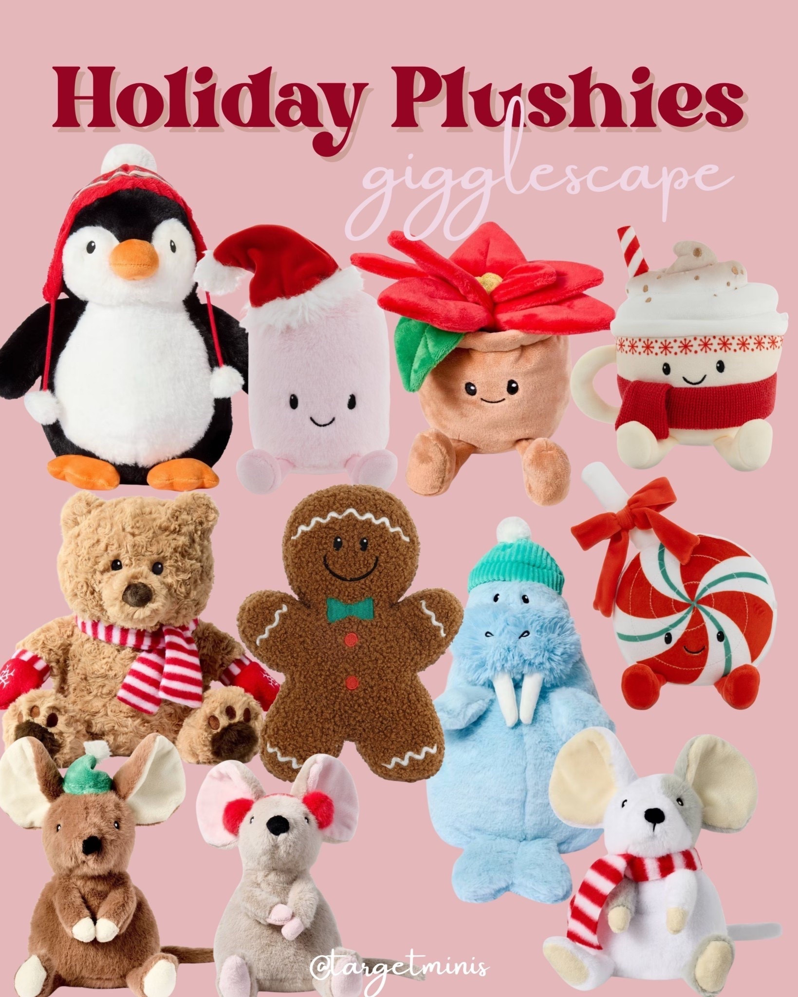 40% off Holiday plushies at Target with circle! Today only! 

Target finds, Target Christmas, Christmas plushies, gift idea 

#LTKHoliday #LTKSaleAlert #LTKKids