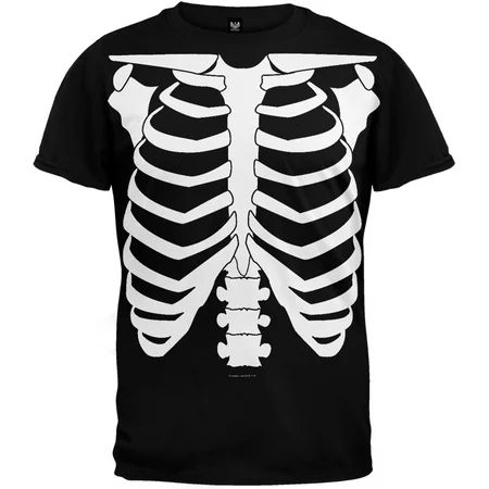 Halloween Skeleton Glow In The Dark Costume T-Shirt | Walmart (US)