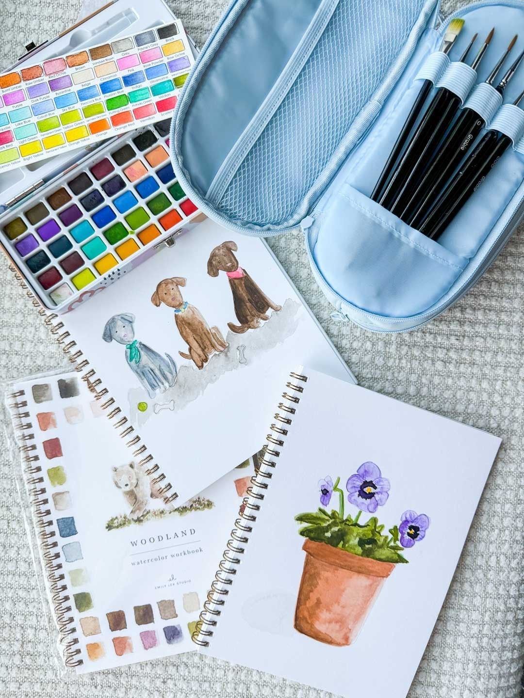 My Emily lex watercolor workbooks. Not an artist snd 10/10mRecommend and am Obsessed.  So relaxing and a great gift too!

#LTKselfcare #LTKHome #LTKOver40