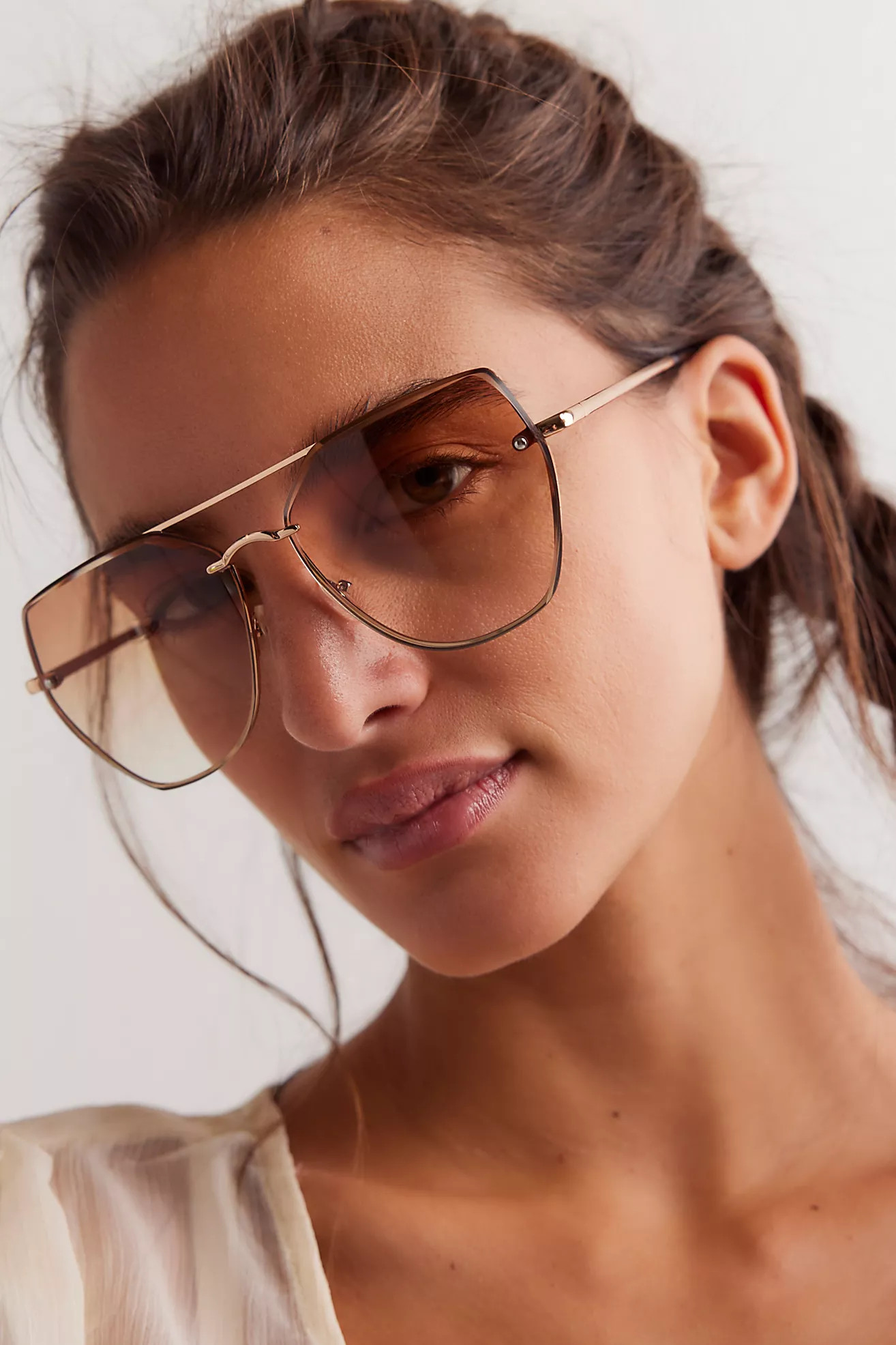 Paloma Oversized Aviator Sunglasses | Free People (UK)