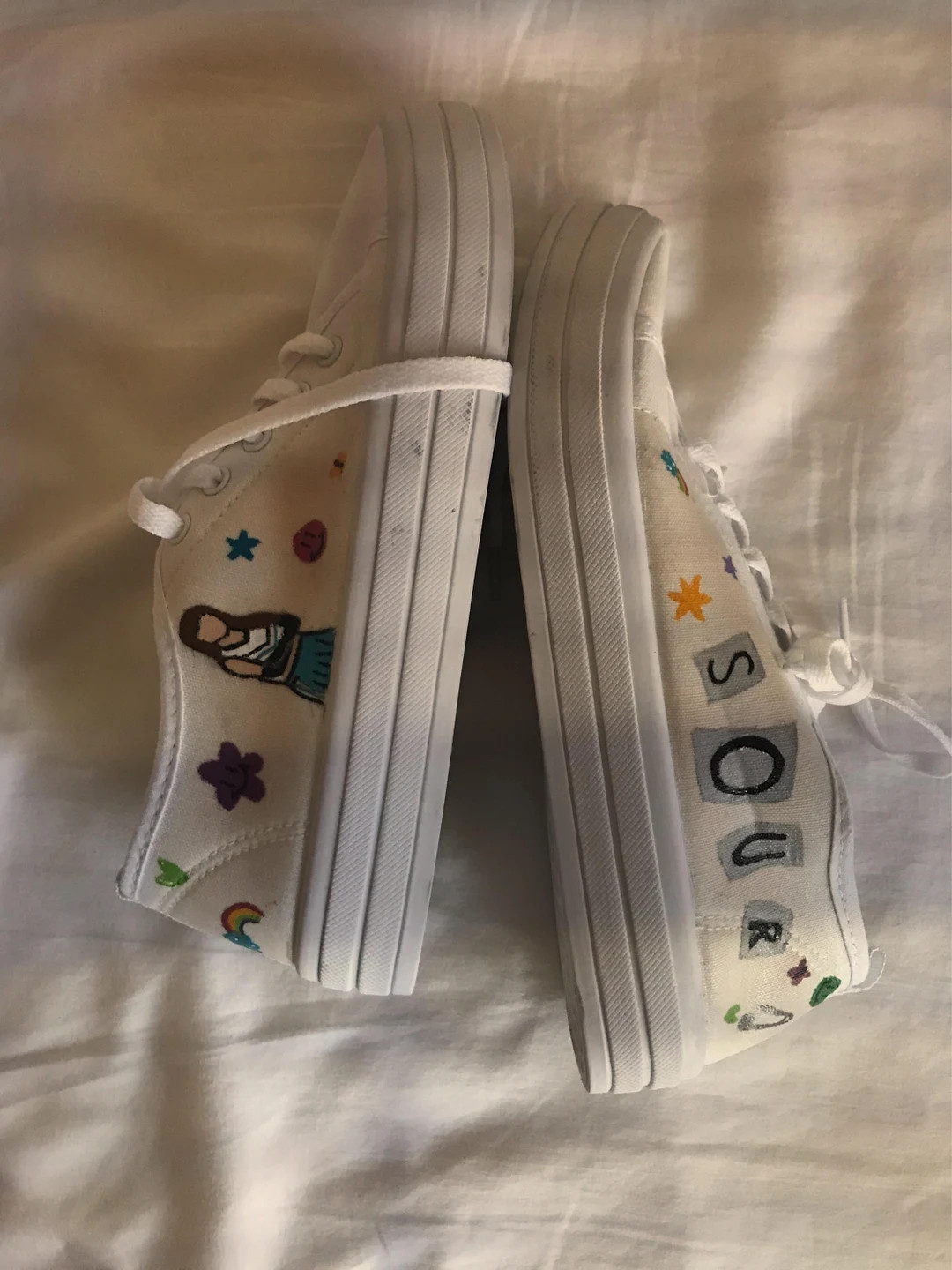 SOUR Olivia Rodrigo Custom Hand-painted Sneakers Shoes Sour - Etsy | Etsy (US)