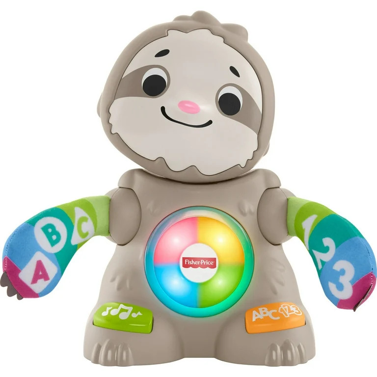 Fisher-Price Linkimals Smooth Moves Sloth Baby Electronic Learning Toy with Lights & Music | Walmart (US)