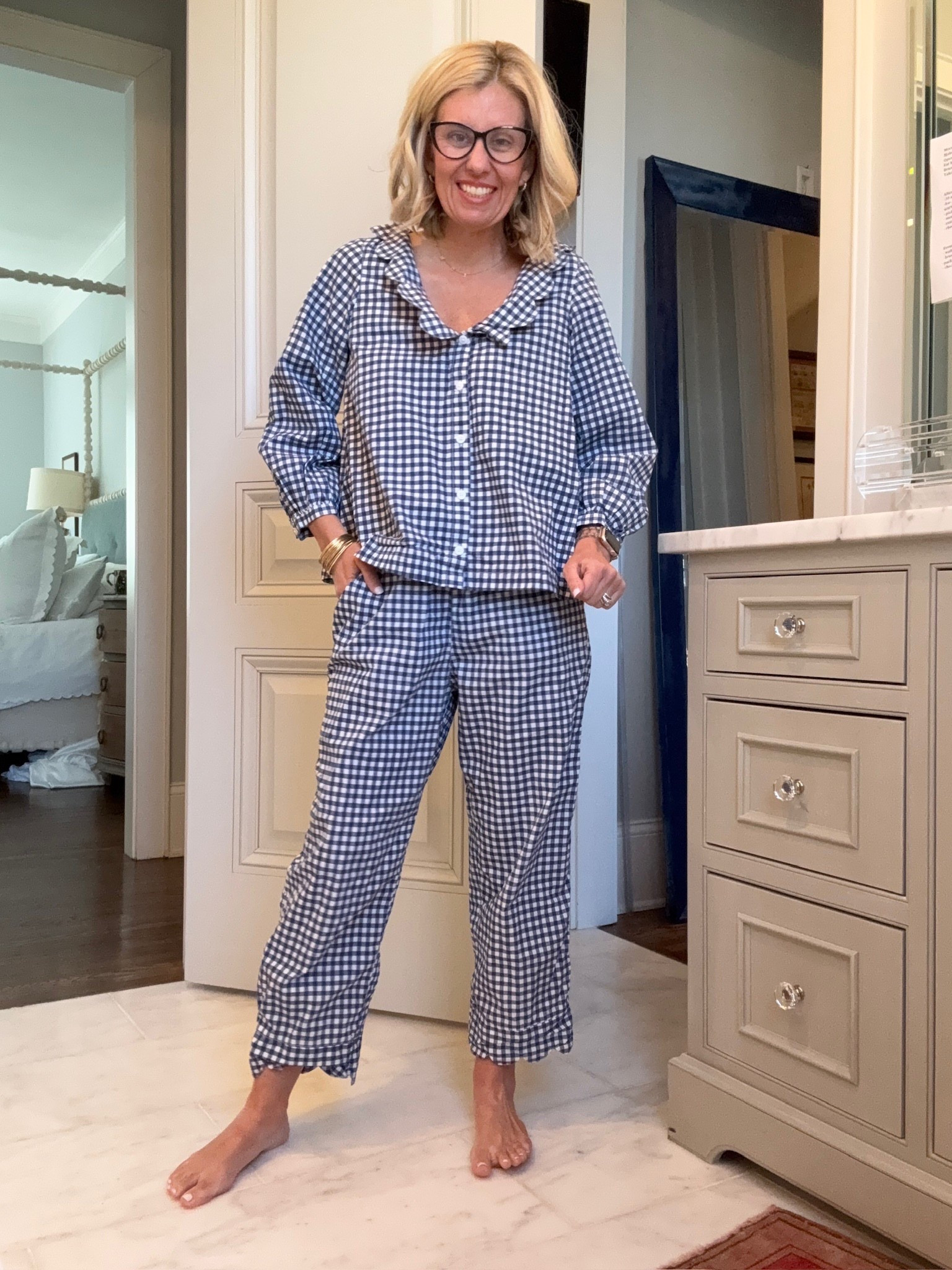 Back in stock!! I wear an xs. So cute you wouldn’t know they were pjs!
*Code mixandmatch10 

#LTKdayinmylife #LTKmomlife #LTKOver40