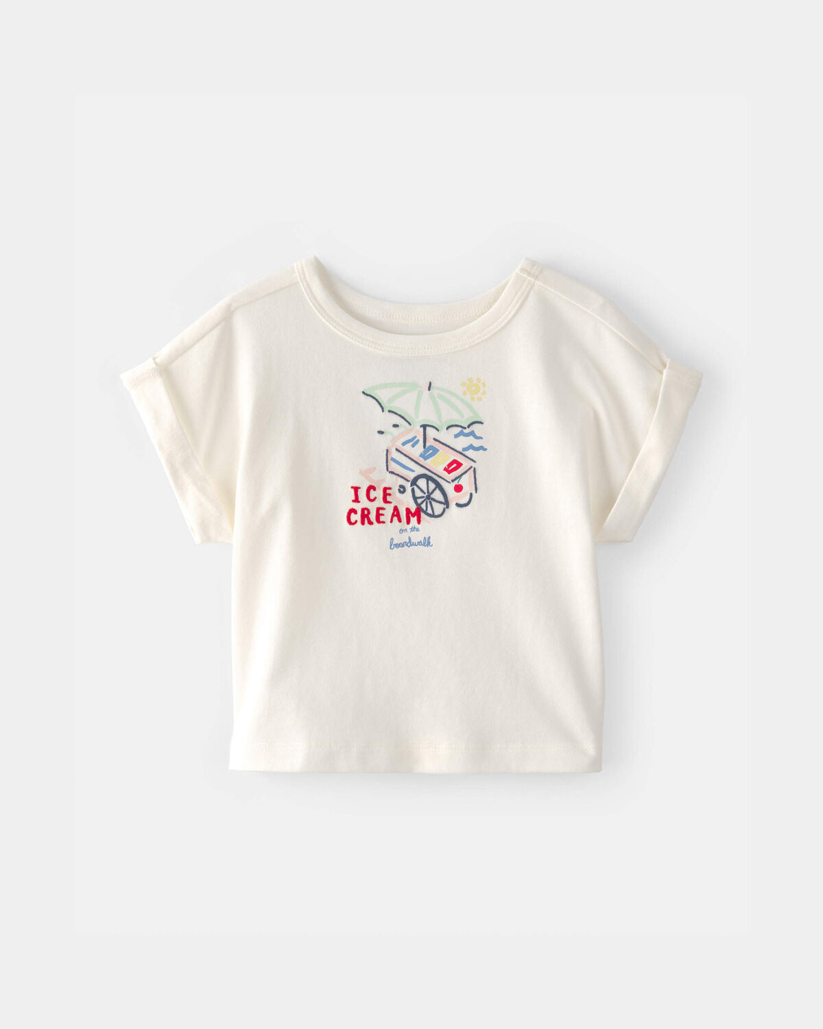 Baby Girl Ice Cream Top - Cream | Carter's Inc