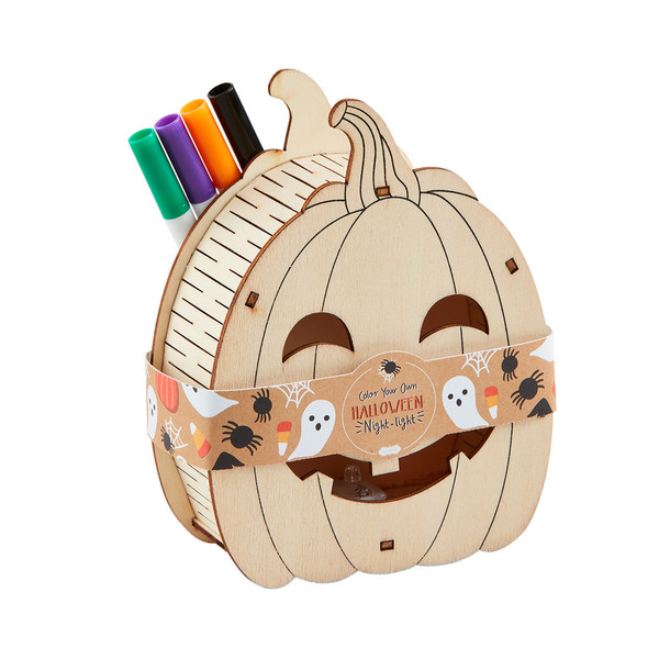 Color-Me Jack-O-Lantern Night Light Set | Mud Pie