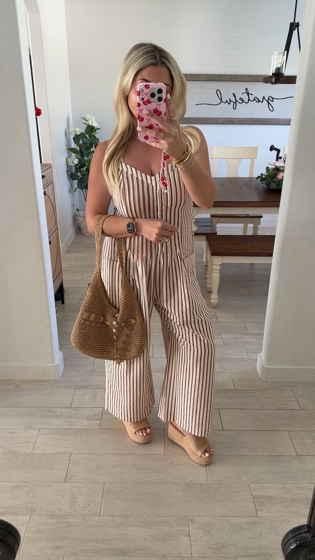 Spring outfit
Jumpsuits small
Wedges soo comfy and cute
Vacation, resort, date night 
Raffia tote bag
@Cupshe 

#LTKootd
