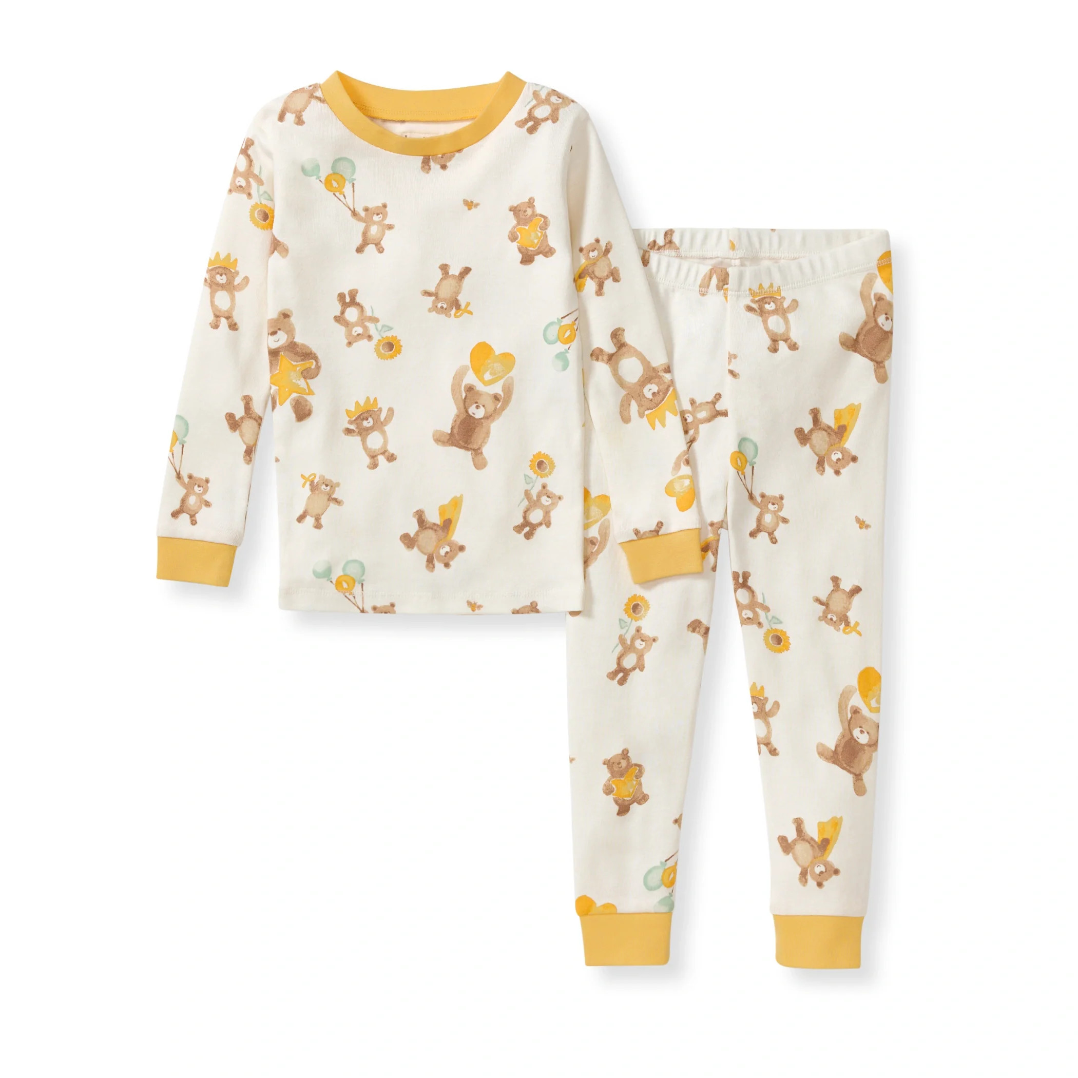Little Heroes Organic Cotton Two-Piece Pajamas | Burts Bees Baby
