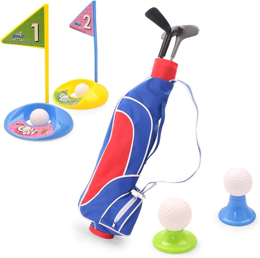 Kids Golf Clubs,Toddler Golf Set,mini Golf Set,3 Clubs,1 Bag,4 Balls,2 Holes, 2 Stands,Indoor Out... | Amazon (US)