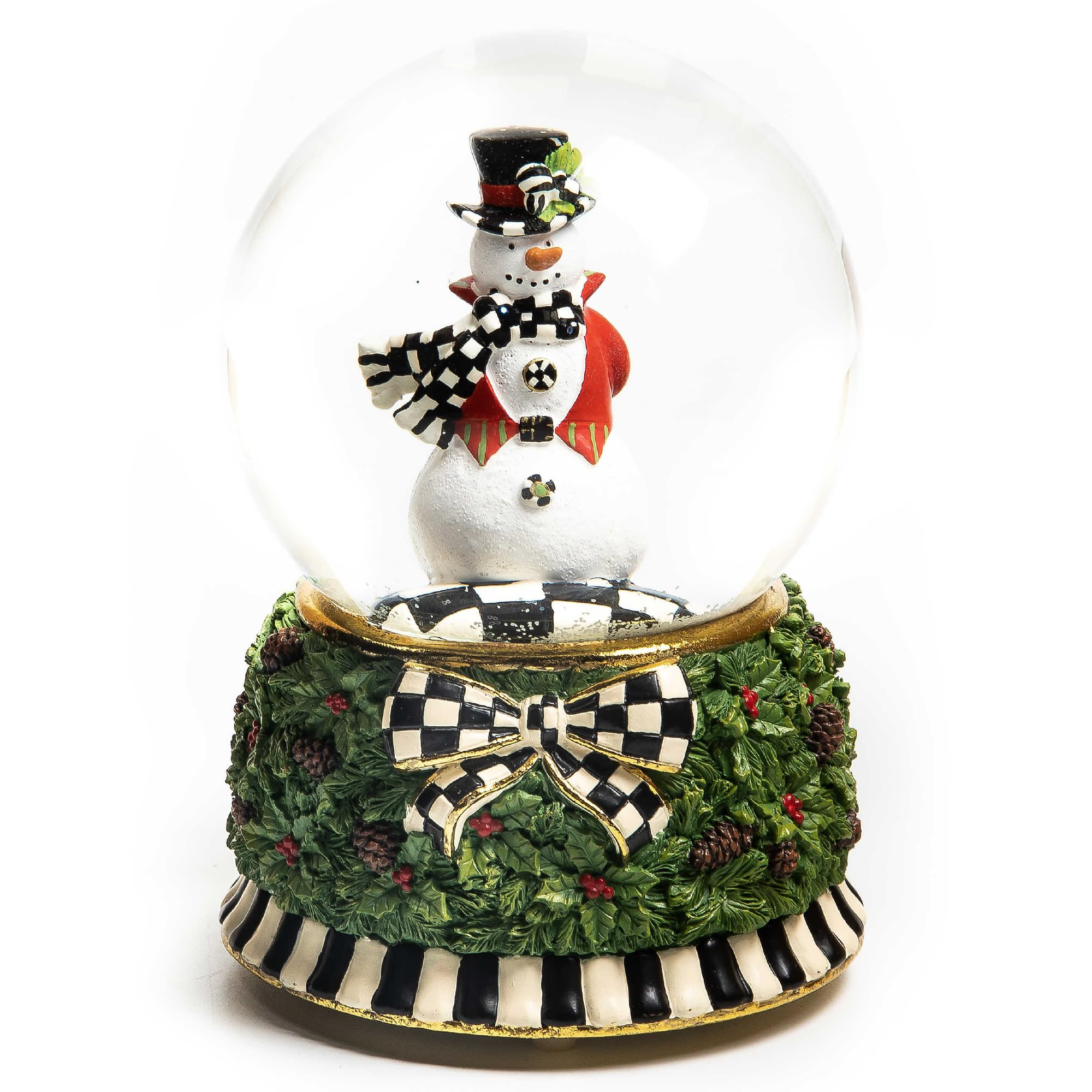 MACKENZIE-CHILDS Snow Globe, Christmas Decor for Living Room, Snowman | Amazon (US)