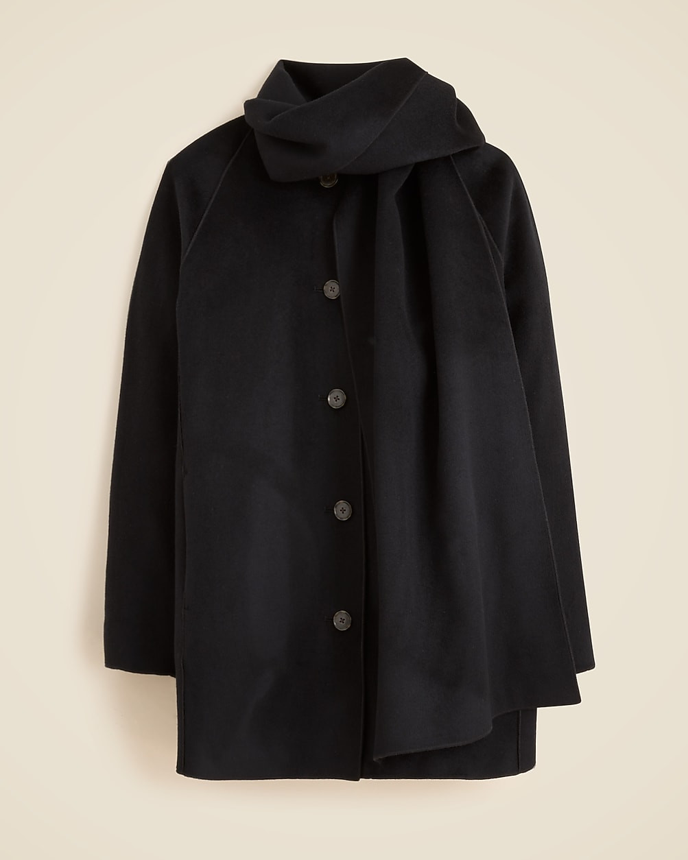 Scarf coat in drapey wool blend | J. Crew US