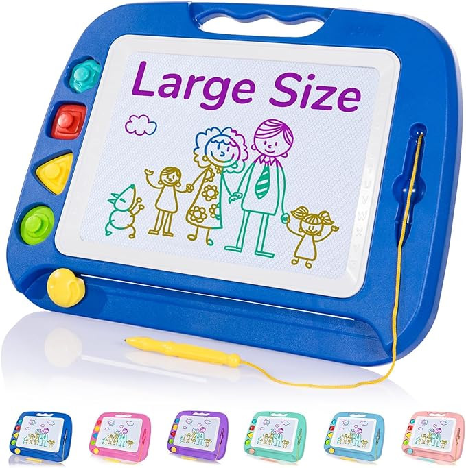SGILE Large Magnetic Drawing Board for Kids, Toddlers Toys for 1 2 3 4 Year Old, Etch & Sketch Pa... | Amazon (US)