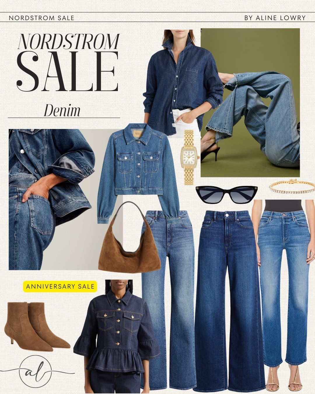 Nordstrom anniversary Sale - Denim 
The nos likely to sell out jeans, denim shirts, denim on denim.

#LTKU #LTKootd #LTKSeasonal