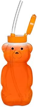 Amazon.com: Special Supplies Honey Bear Straw Cup For Baby, 3 Straws, Squeezable Therapy and Spec... | Amazon (US)