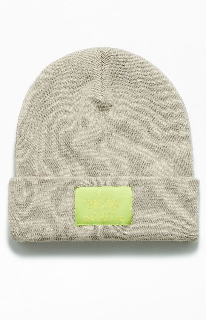 Boys Lie Womens Knit Beanie - Beige | PacSun