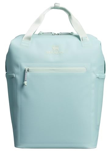 Stanley All Day Madeleine Mini Backpack Soft Cooler 14 Quarts | 20 Can Cooler with Handle and Shoulder Straps | Stays Cold for Hours | Insulated Travel Bag with Zipper | BPA-Free | Seafoam | Amazon (US)