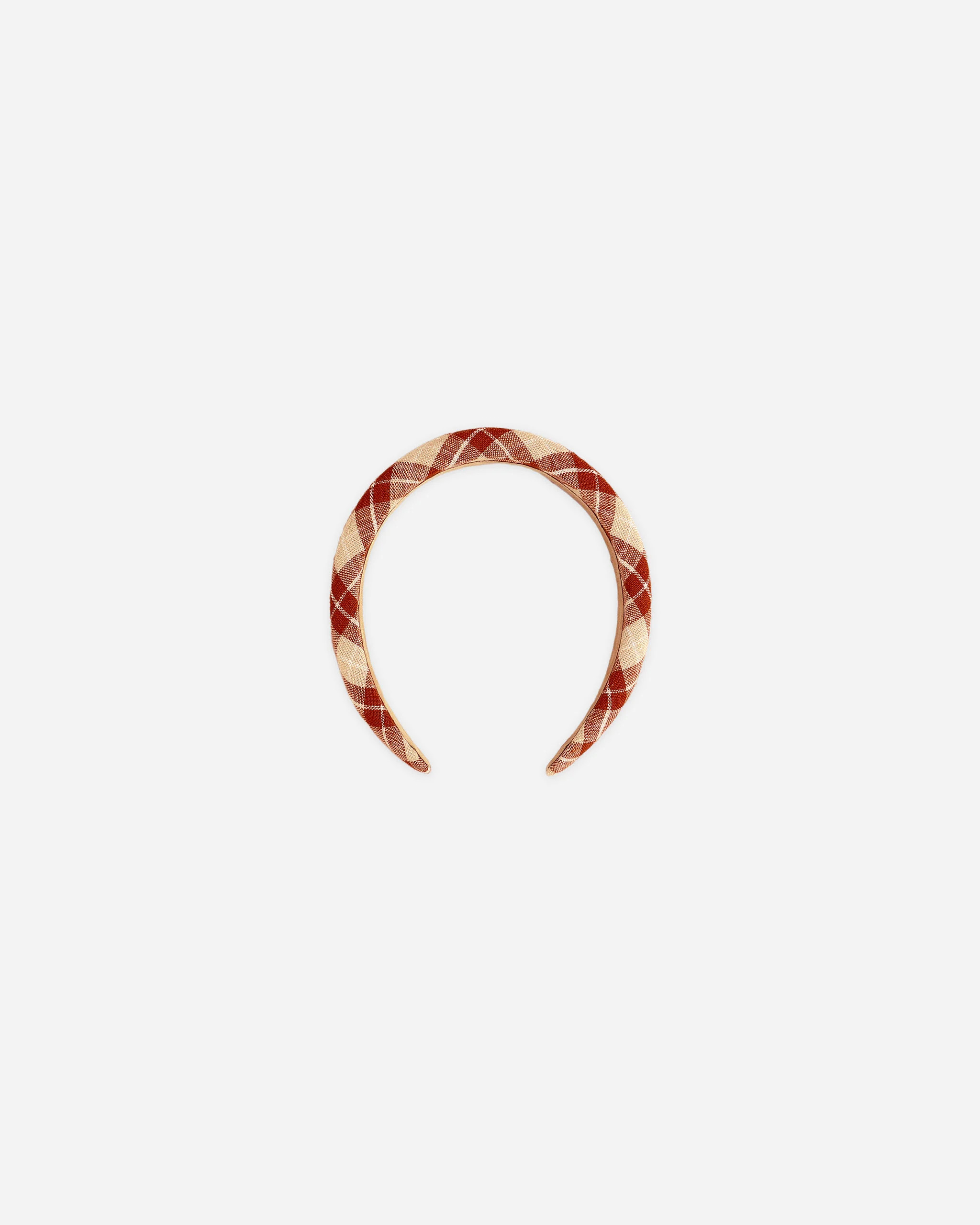 Padded Headband || Red Plaid | Rylee + Cru