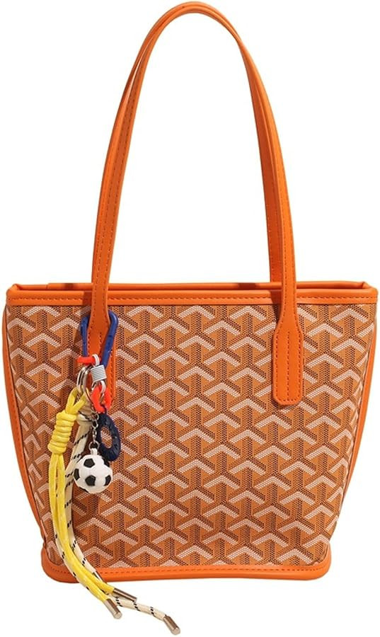 Tote Handbag Women PU Leather Fashion Shoulder Large Capacity seamless | Amazon (US)