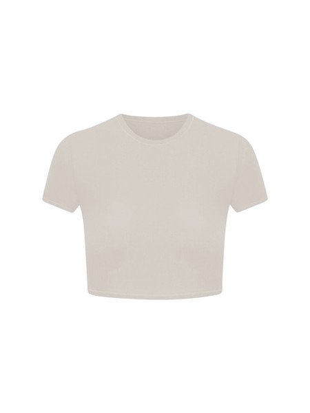 Wundermost Ultra-Soft Nulu Crewneck Cropped T-Shirt | Lululemon (US)