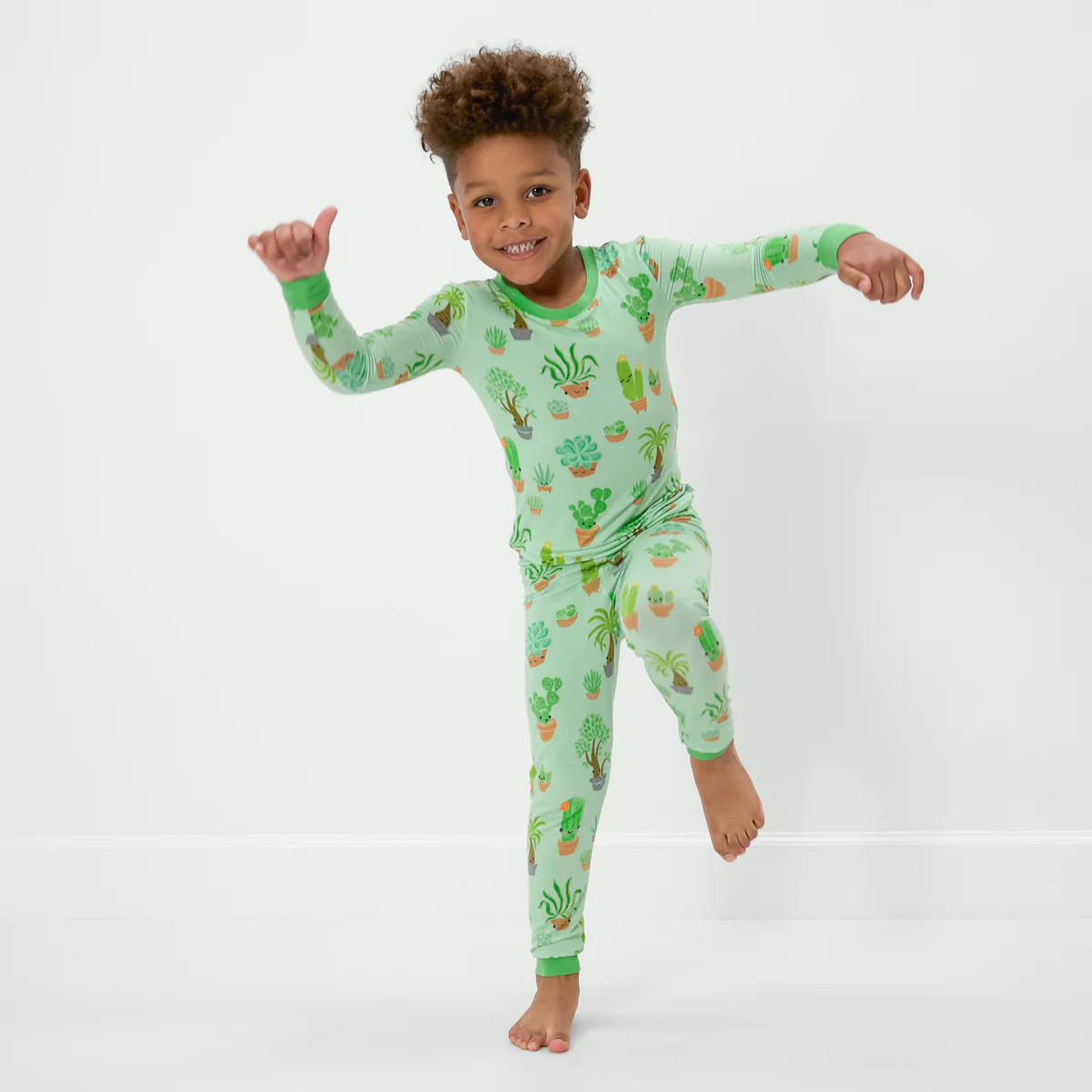 Succulent Love Two-Piece Pajama Set | Little Sleepies
