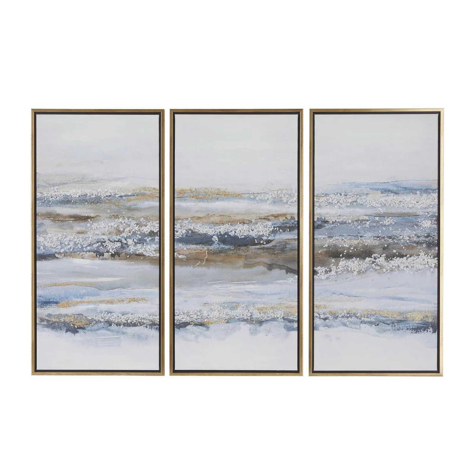 Stella & Eve 3-piece Framed Canvas Wall Art Set, Blue | Kohl's