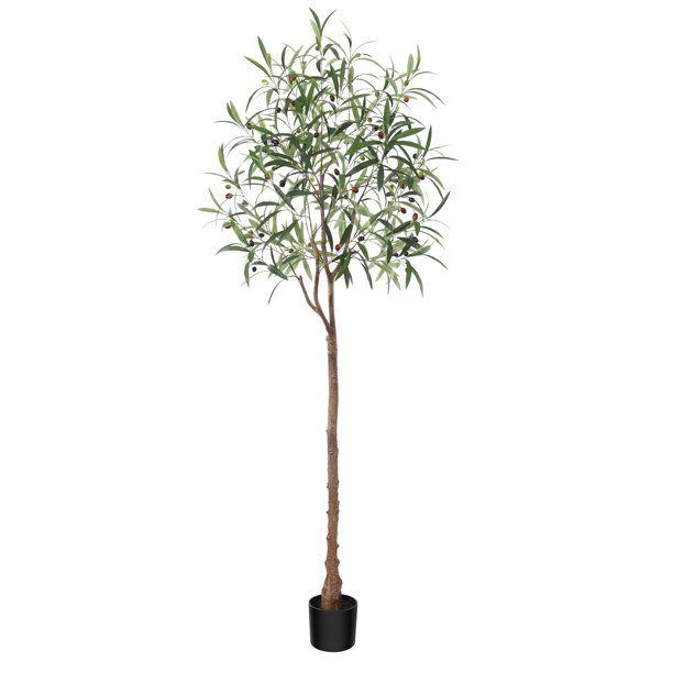 DR.Planzen Artificial Olive Tree 7FT Tall Fake Olive Plants Large Faux Trees for Home Decor Indoo... | Walmart (US)