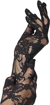 Amazon.com: Leg Avenue Women's Stretch Lace Elbow Length Gloves, Black, One Size : Clothing, Shoe... | Amazon (US)