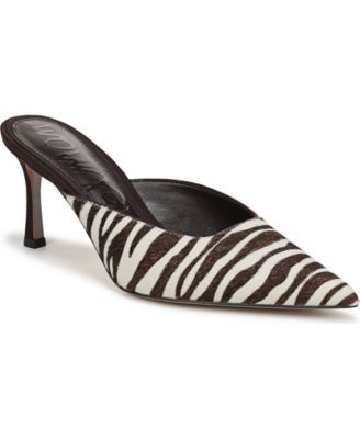 Sam Edelman Women's Margeaux Slip-On Mule Pumps - Cafe Noir Suede | Macy's