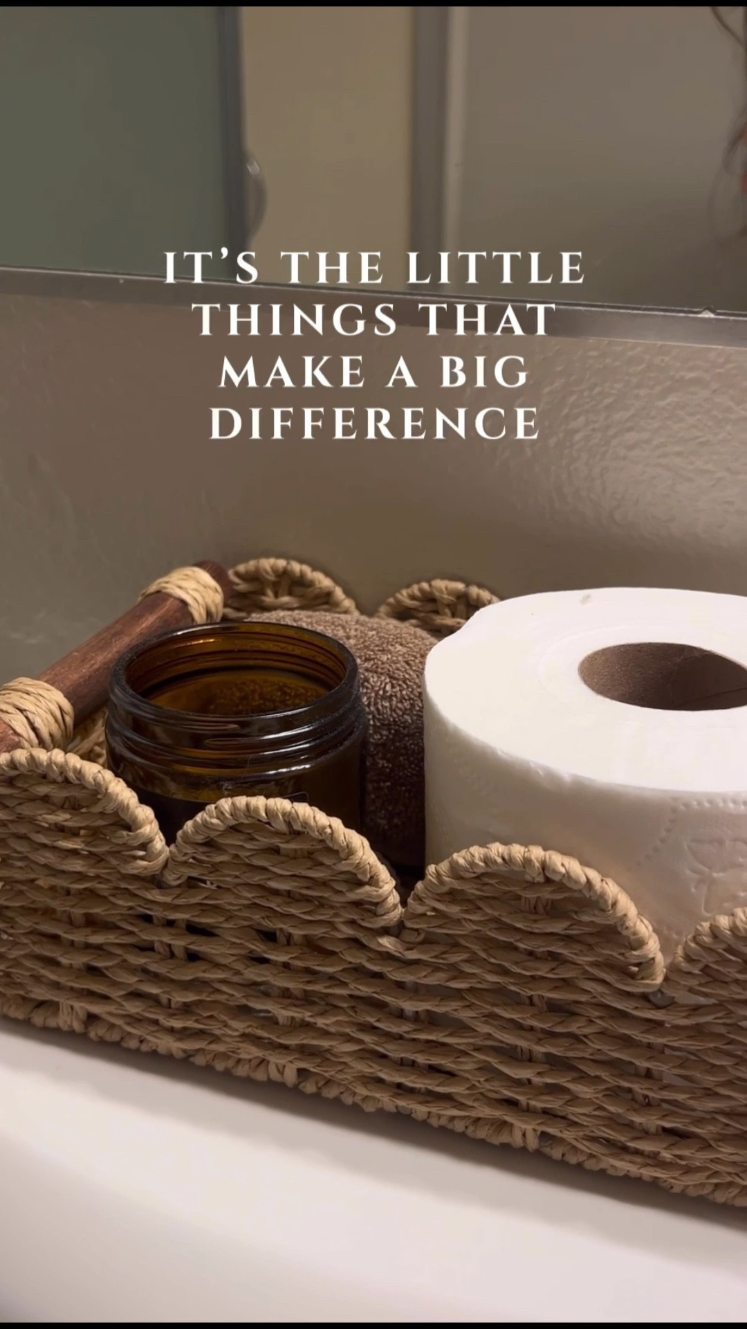I found the best set of wicker basket organizers! I was looking for a way to organize what we put on top of our toilets on a budget and  found this set. I feel like it makes a huge difference and I love how it looks now. #homeonabudget #homeorganization 

#LTKHome