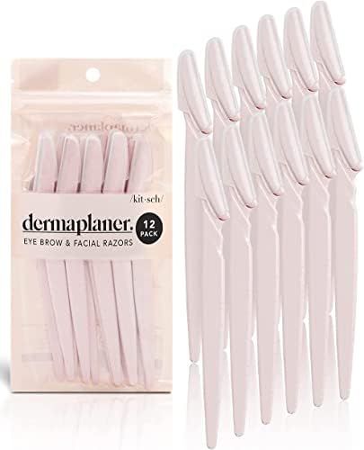Kitsch Dermaplaning Tool Set - Facial Hair Removal for Women | Holiday Gift | Peach Fuzz & Eyebro... | Amazon (US)