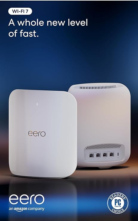 Amazon eero Max 7 mesh wifi system (newest model) - Supports internet plans up to 10 Gbps, Covera... | Amazon (US)