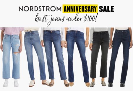 Best jeans in the Nordstrom Anniversary Sale under $90! 
.
High waisted jeans straight jeans mom jeans black jeans 

#LTKxNSale #LTKFind #LTKsalealert