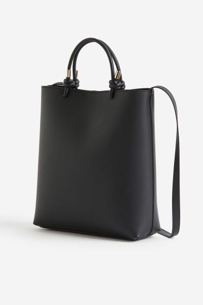 Knot-detail Shoulder Bag - Black - Ladies | H&M US | H&M (US + CA)