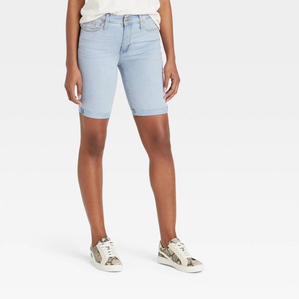 Women's High-Rise Bermuda Jean Shorts - Universal Thread™ | Target